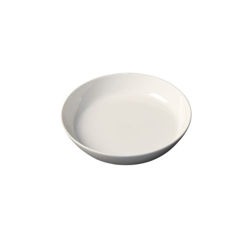 Round Bowl Flared Sides - 210x40mm, White Album: Pack of 6