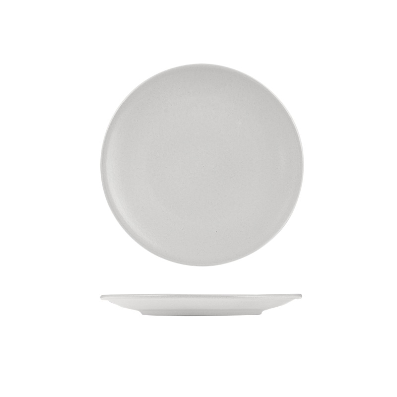 Zuma Pearl Aspen - Coupe Plate 230mm: Pack of 6