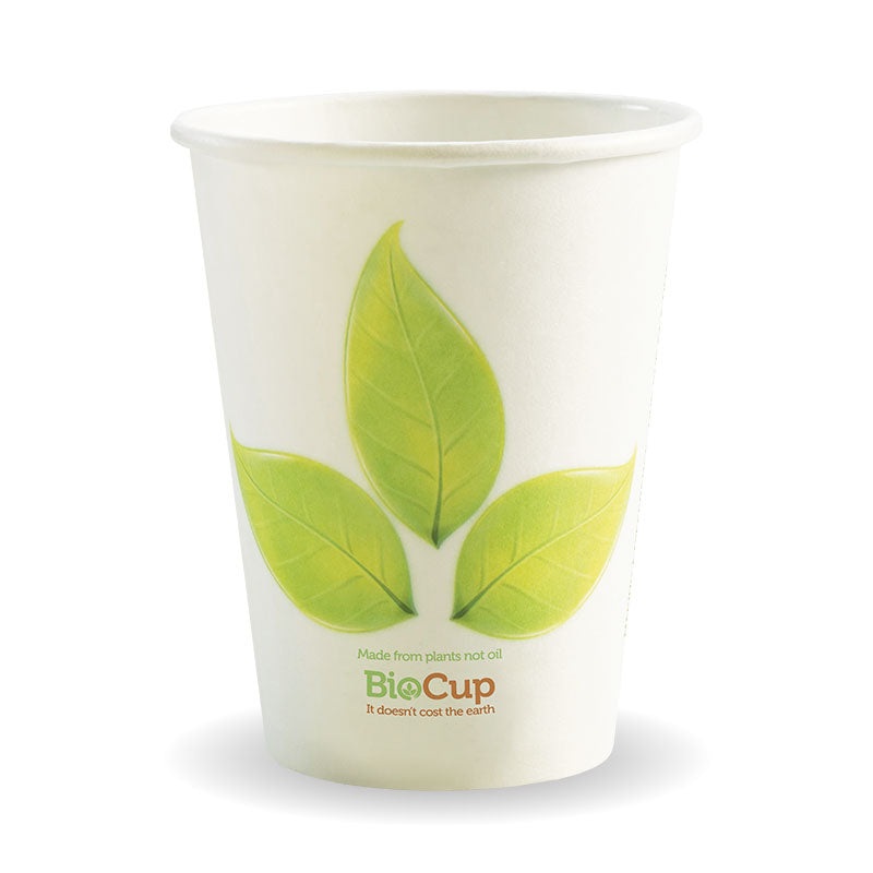 390ml (12oz) cup (fits large lids) - leaf - Carton of 1000 units