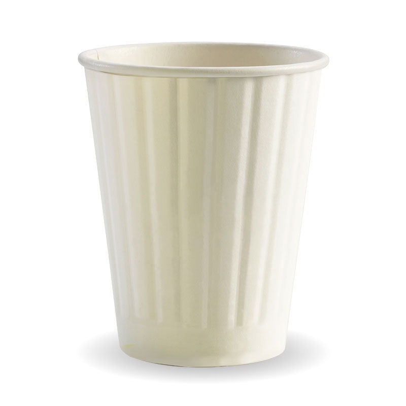 390ml (12oz) cup (fits large lids) - white - Carton of 1000 units