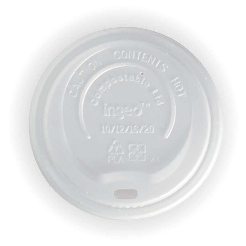 PLA Large Lid - 8, 12, 16 And 20oz, 90mm, Opaque (Box of 1000): Pack of 1