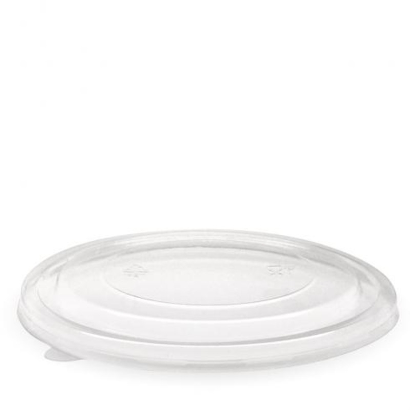 1,300ml Kraft BioBowl PET lid - clear - Carton of 200 units