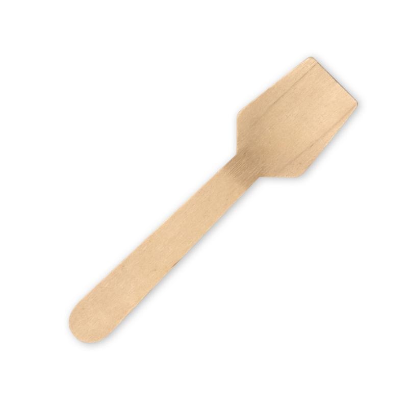 10cm ice cream spoon - FSC 100% - wood - Carton of 2000 units