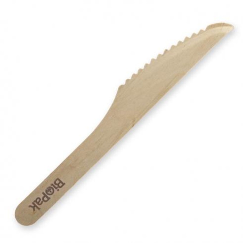 16cm coated knife - FSC 100% - wood - Carton of 1000 units