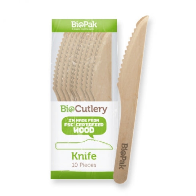 16cm knife - 10pk - wood - Carton of 960 units