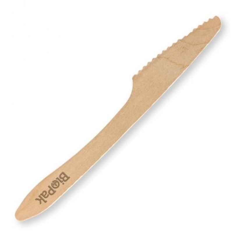 19cm coated knife - FSC 100% - wood - Carton of 1000 units