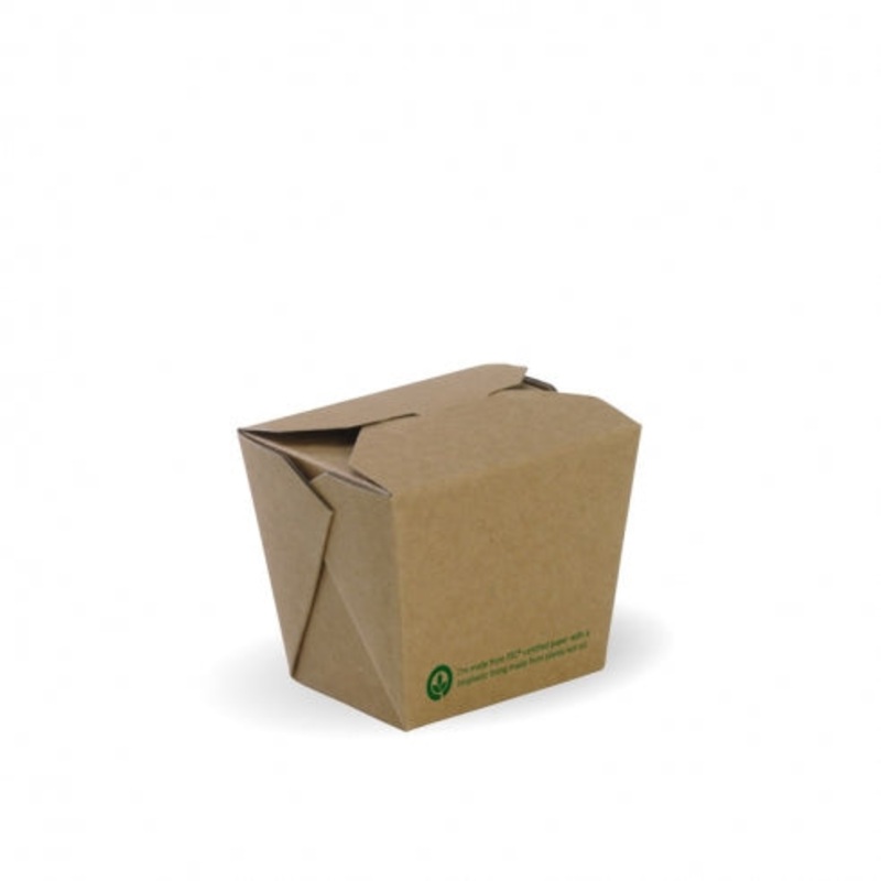 240ml (8oz) noodle box - FSC MIX - printed kraft-look - Carton of 1000 units