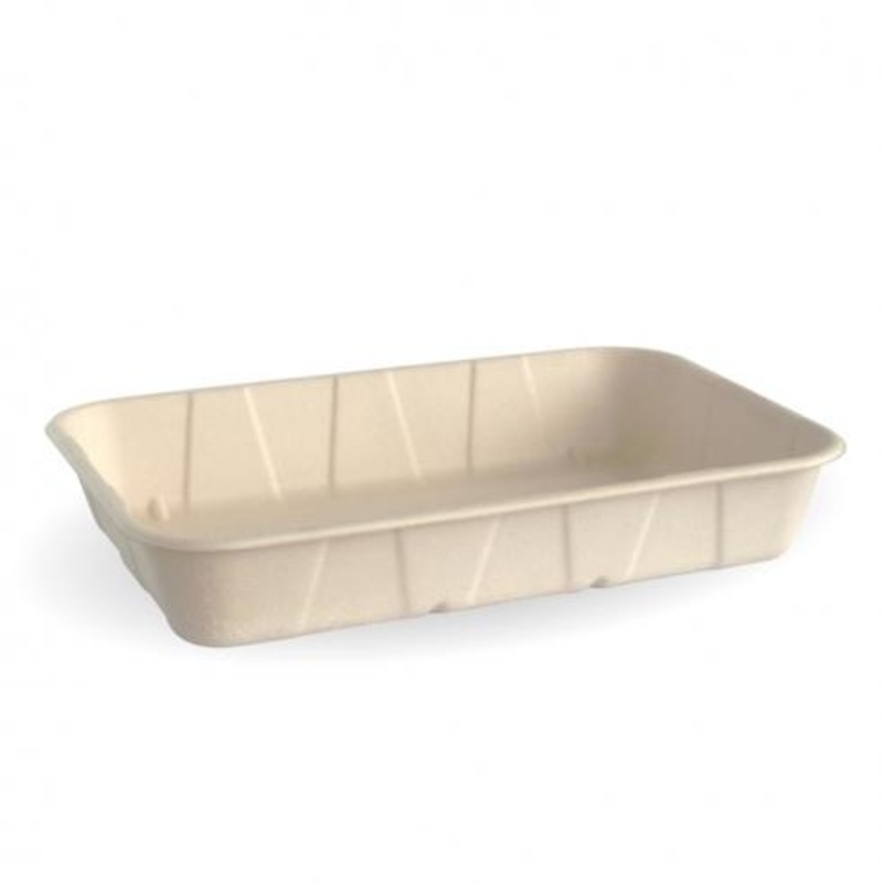 268x173x46 (1kg) produce tray - natural - Carton of 500 units