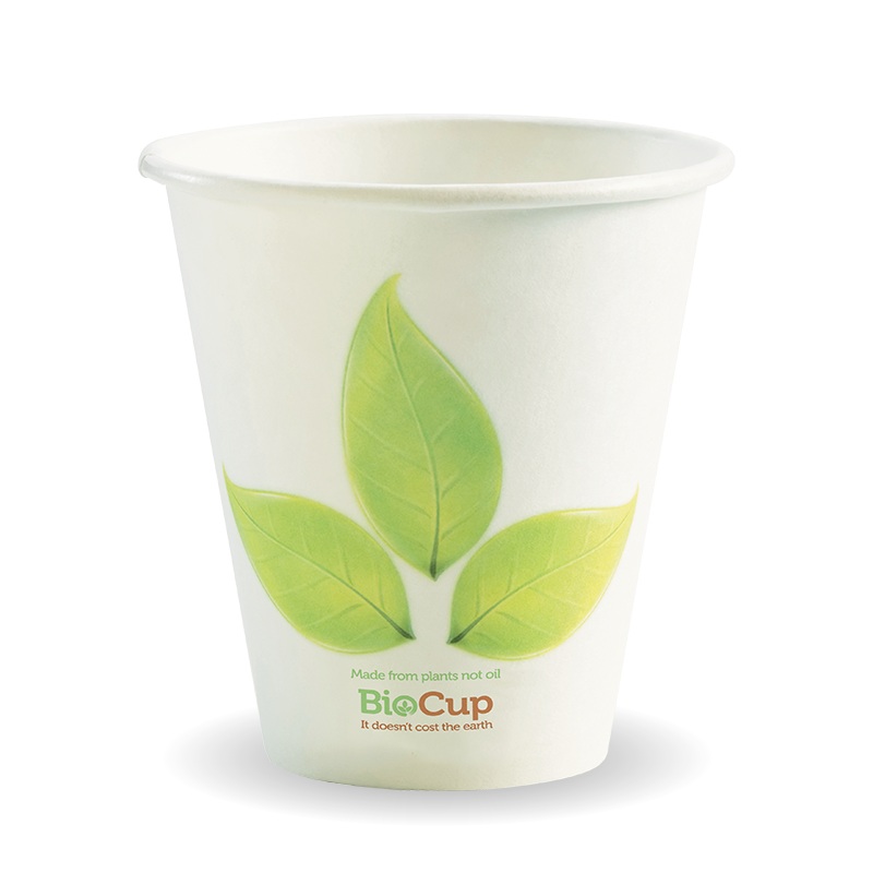280ml (8oz) (90mm) cup (fits large lids) - leaf - Carton of 1000 units