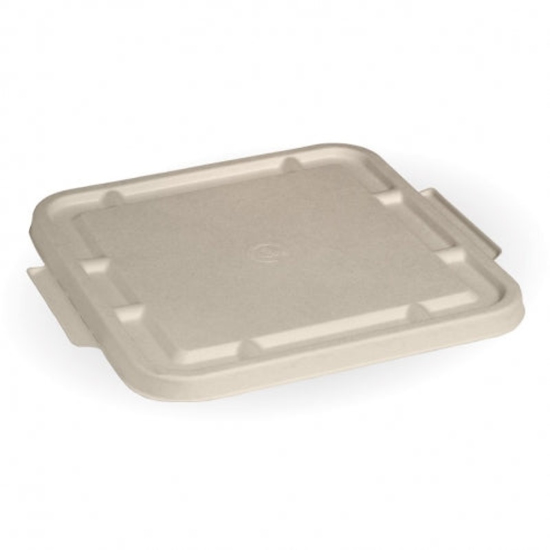 3/4/5 Compartment BioCane Takeaway Large Lid - Natural - Carton of 300 units