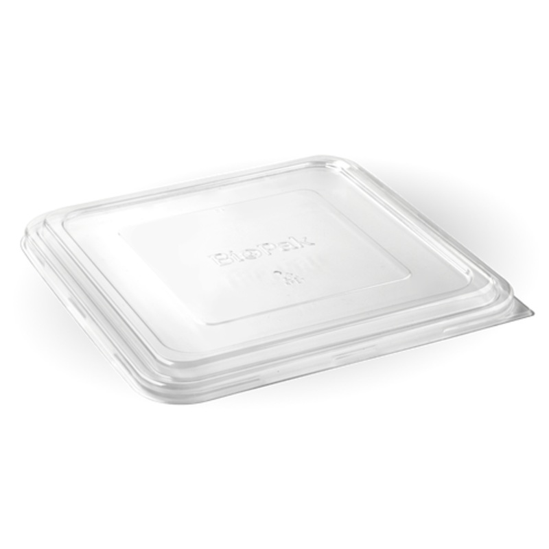 3/4/5 Compartment RPET Takeaway LARGE Lid - clear - Carton of 300 units