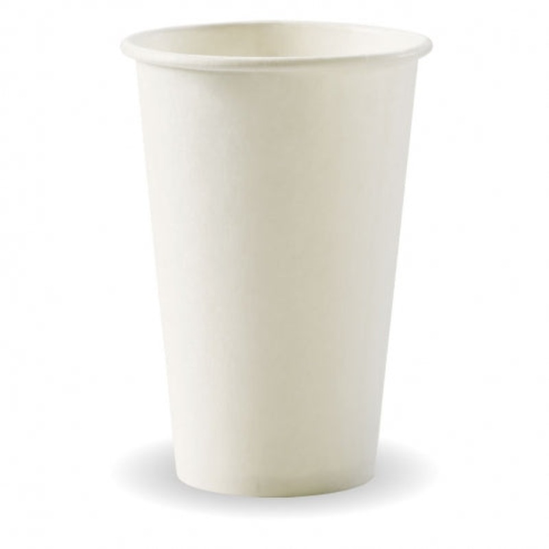 350ml (12oz) (80mm) cup (fits small lids) - white - Carton of 1000 units