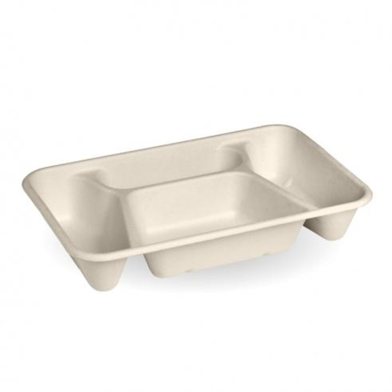 4-Compartment Base (270x170x46mm) - Natural - Carton of 300 units