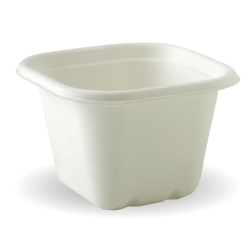 630ml base - 130x130x90mm - white - Carton of 600 units