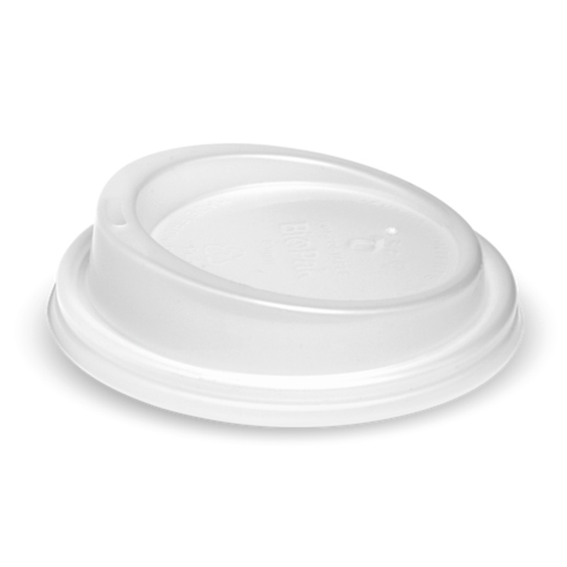 8(90mm), 12, 16 and 20oz PLA large lid - opaque - Carton of 1000 units