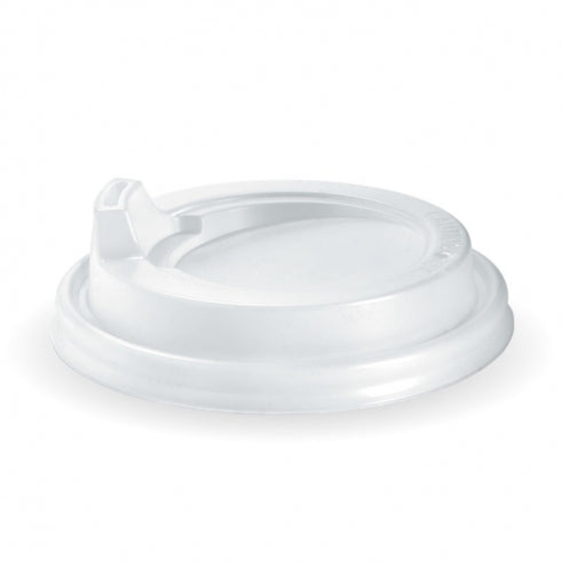 90mm PS large sipper lid - fits all 90mm cups - white - Carton of 1000 units