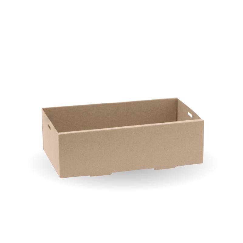 BioBoard Catering Tray - Extra Small - FSC Recycled - kraft - Carton of 100 units