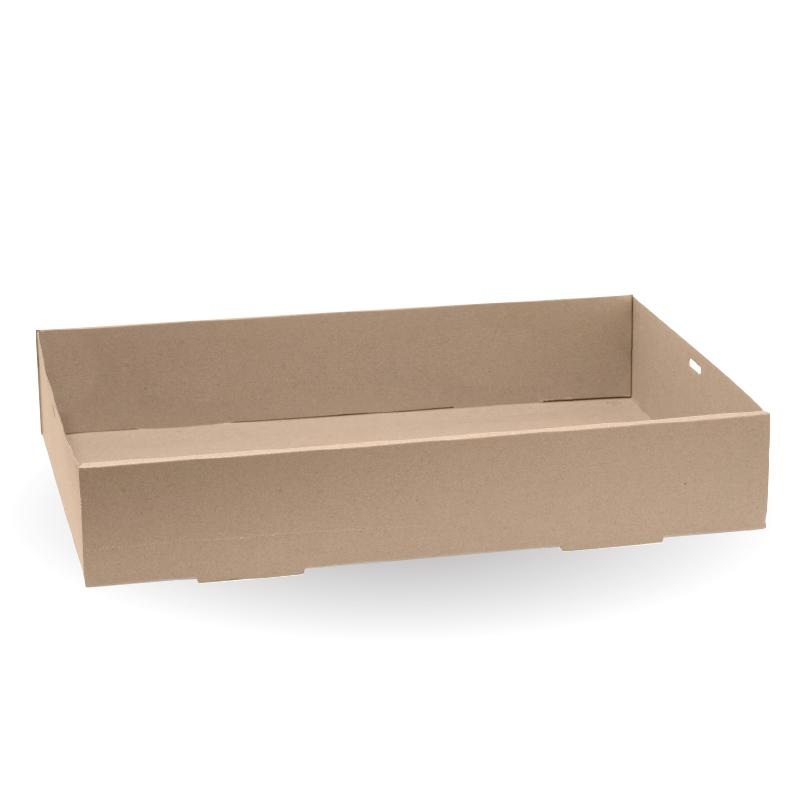 BioBoard Catering Tray - Large - FSC Recycled - kraft - Carton of 50 units