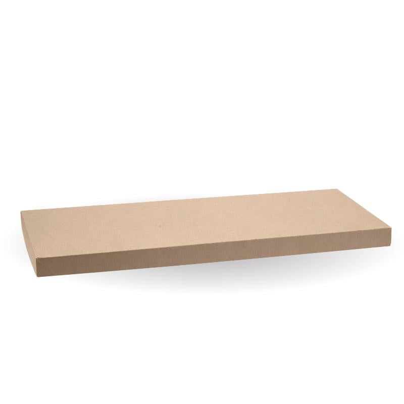 BioBoard Catering Tray Paper Lid - Extra Large - FSC Mix - kraft - Carton of 50 units