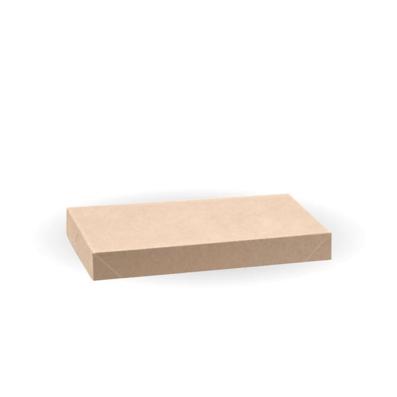 BioBoard Catering Tray Paper Lid - Extra Small - FSC Mix - kraft - Carton of 100 units