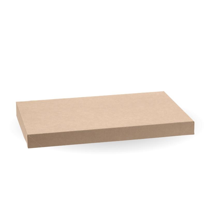 BioBoard Catering Tray  Paper Lid - Medium - FSC Mix - kraft - Carton of 100 units
