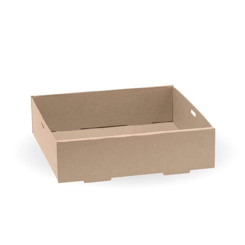 BioBoard Catering Tray - Small - FSC Recycled - kraft - Carton of 100 units