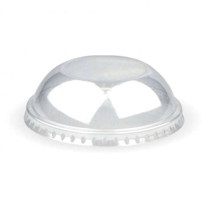 BioBoard Ice Cream Cup - 8oz - Domed Lid PET - 1000/Carton - clear - Carton of 1000 units