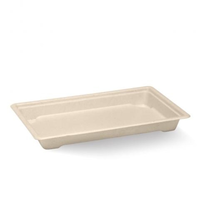 Large sushi tray - natural - Carton of 600 units