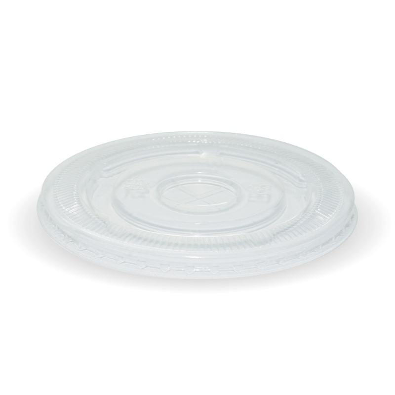 PLA Lid with x-Slot - Clear, to fit Cold Paper Cups (Box of 2000): Pack of 1
