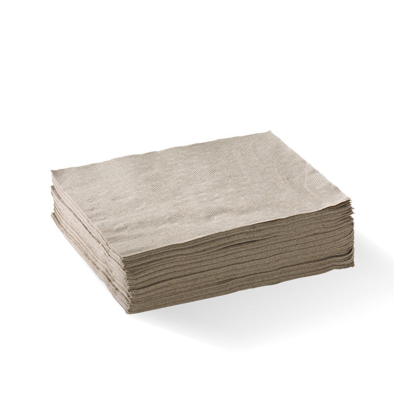1-ply 1/4 fold lunch napkin - FSC Mix - natural - Carton of 3000 units
