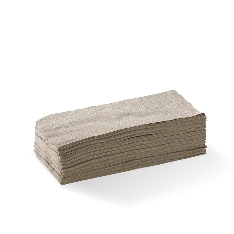1-ply 1/8 fold lunch napkin - FSC Mix - natural - Carton of 3000 units