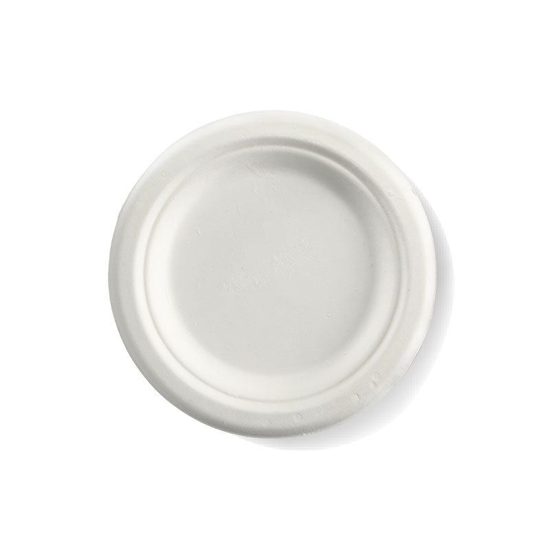 15cm (6") round plate - white - Carton of 1000 units