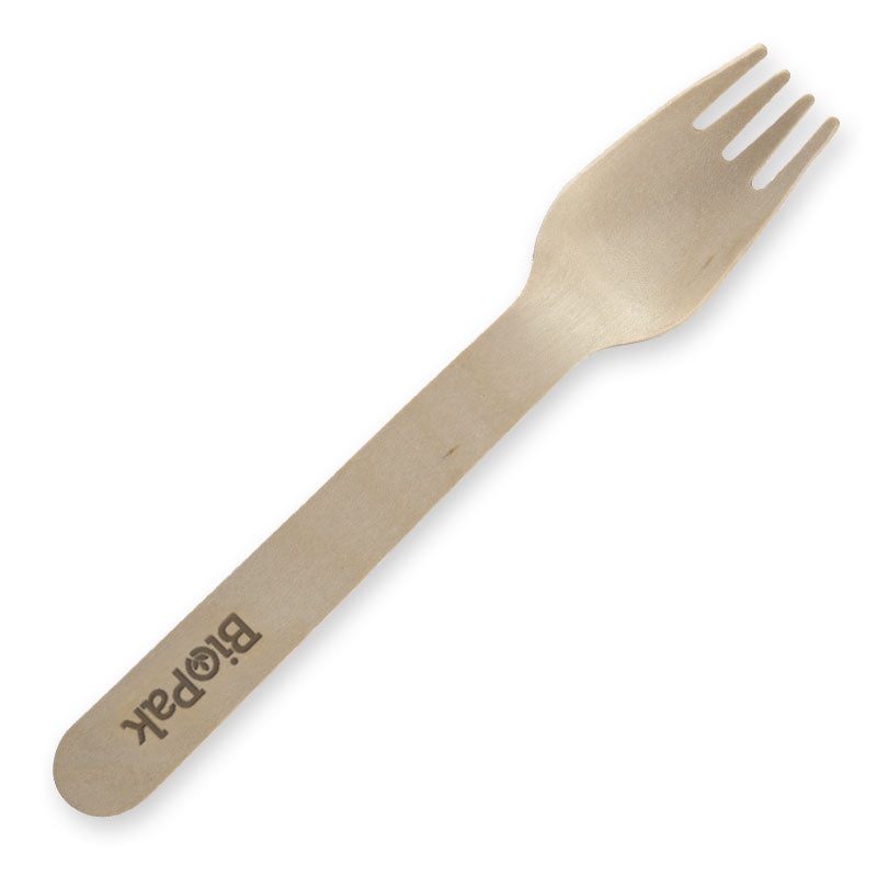 16cm fork - FSC 100% - wood - Carton of 1,000 units