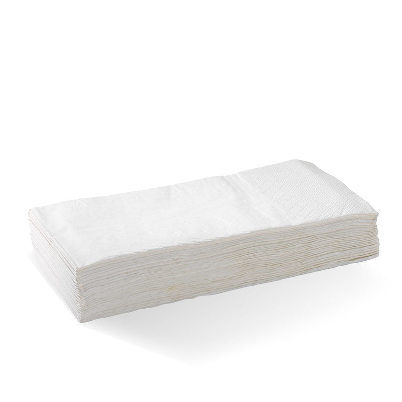 2-ply 1/8 fold dinner napkin - FSC Mix - white - Carton of 1000 units