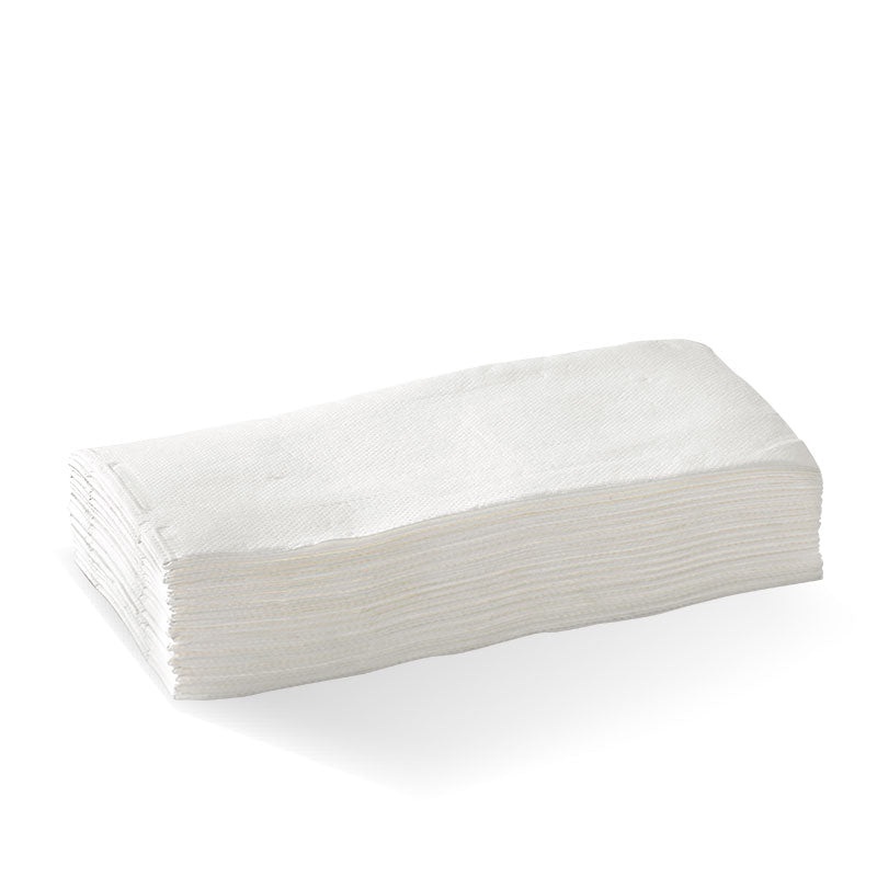 2-ply 1/8 fold quilted dinner napkin - FSC Mix - white - Carton of 1000 units