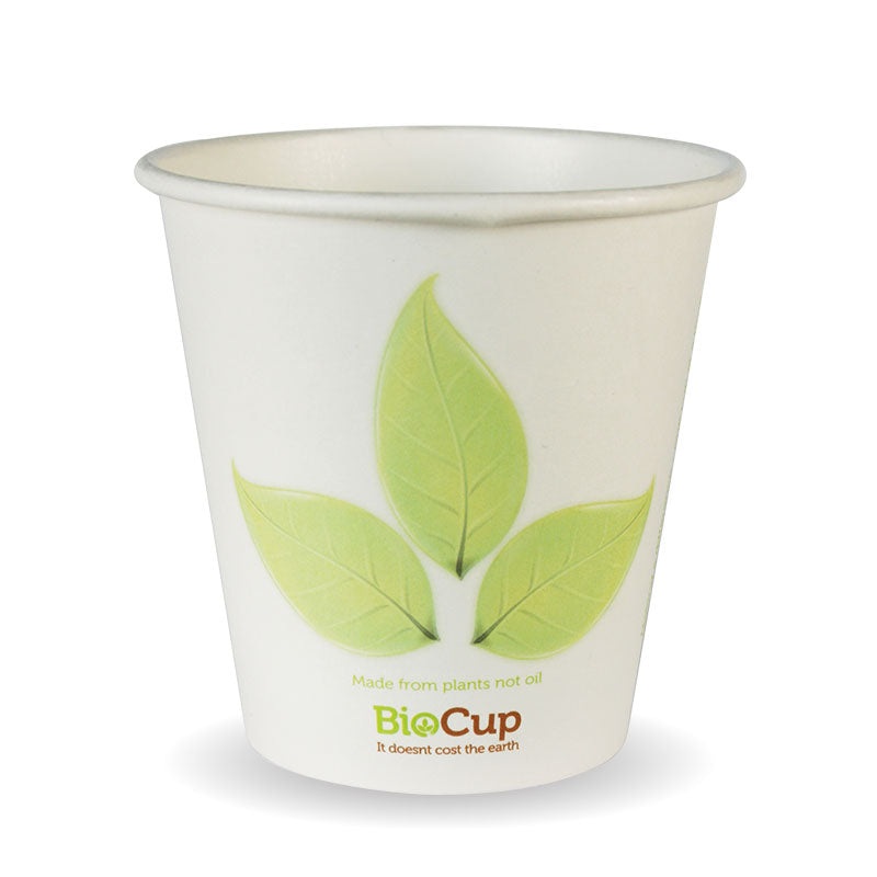230ml (6oz) cup (fits small lids) - leaf - Carton of 1000 units
