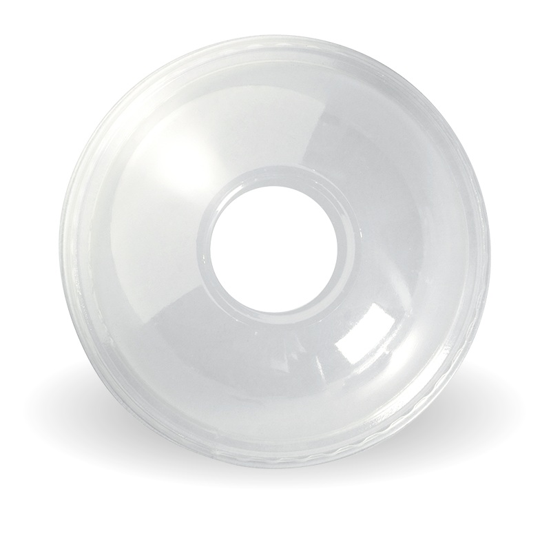 300-700ml cup with dome lid and 22mm straw hole - clear - Carton of 1000 units