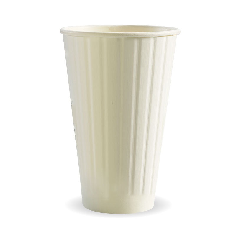 460ml (16oz) cup (fits large lids) - white - Carton of 600 units