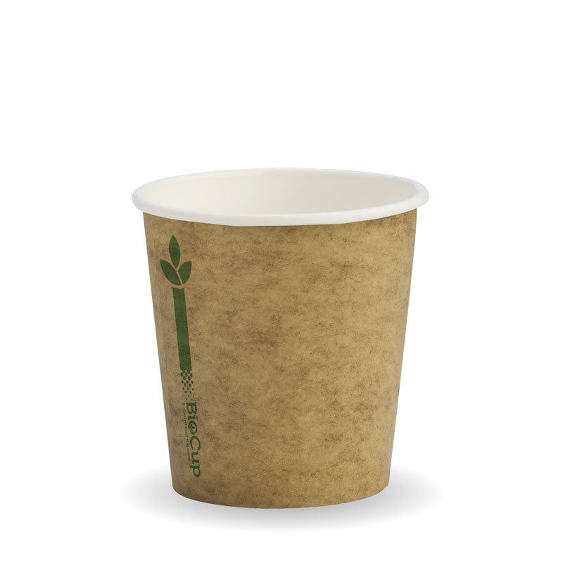 510ml (16oz) cup (fits large lids) - kraft green stripe - Carton of 1000 units