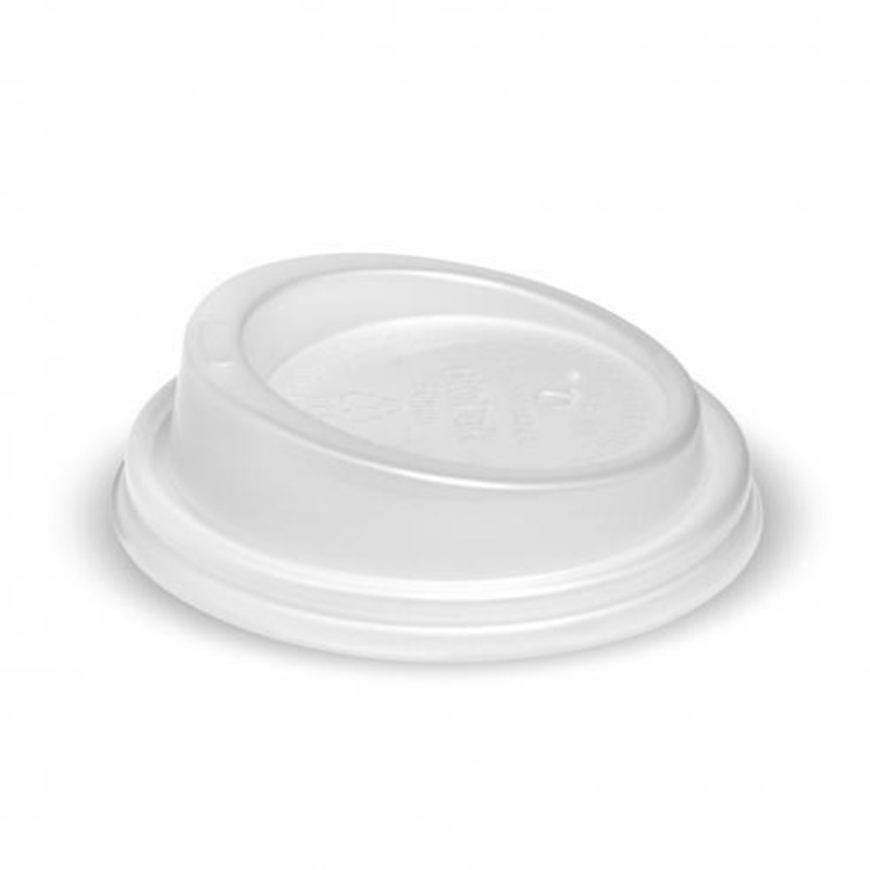 6, 8, 10 and 12(80mm)oz PLA small lid - opaque - Carton of 1000 units