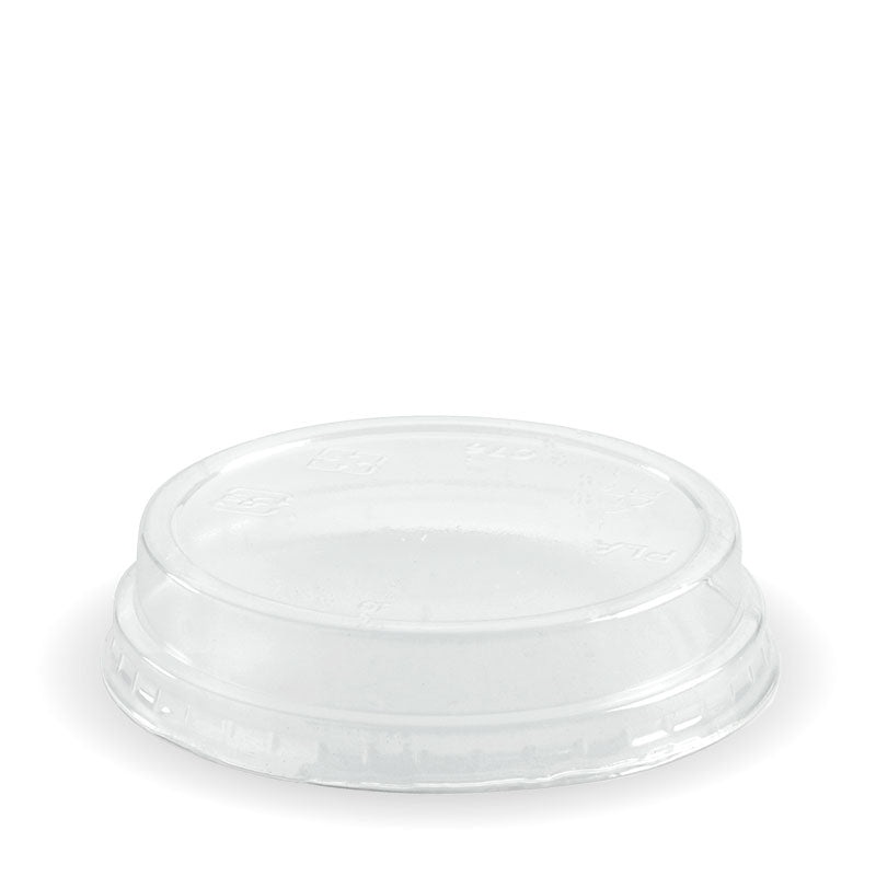 60-280ml cup dome lid with no hole - clear - Carton of 2000 units