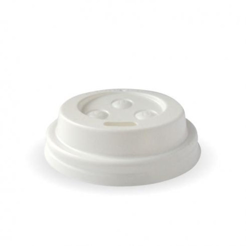 63mm PS sipper lid - fits 63mm cups - white - Carton of 1000 units