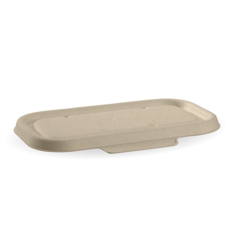 750 and 1,000ml base sugarcane lid - natural - Carton of 500 units