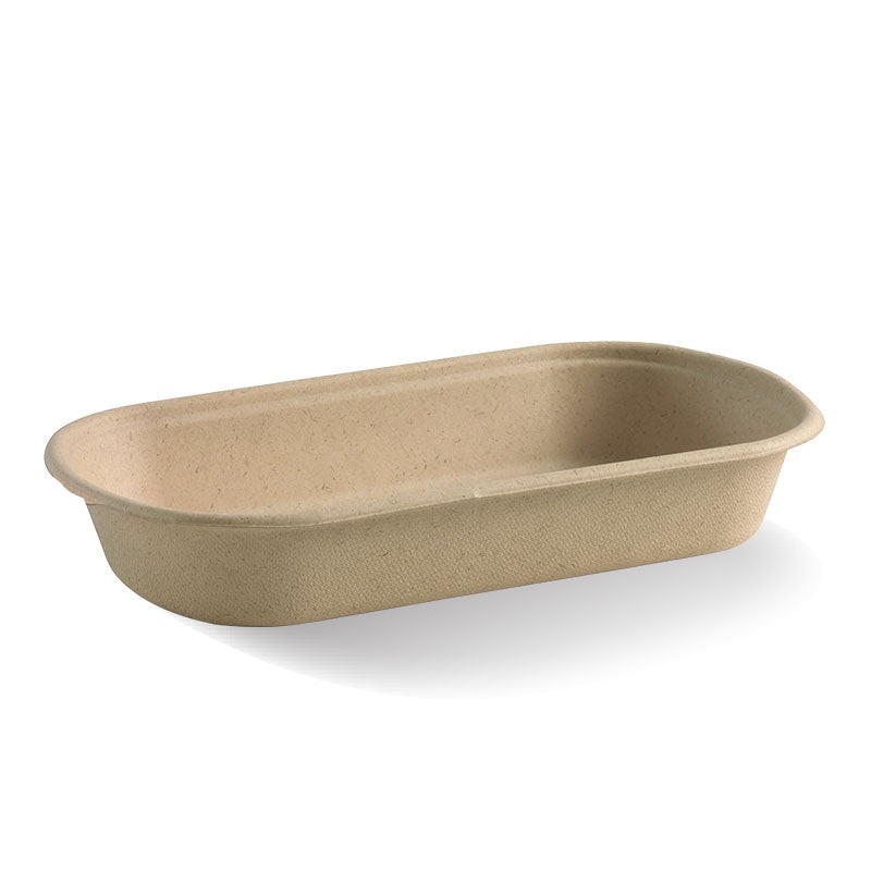 750ml tray - 230x130x40mm - natural - Carton of 500 units