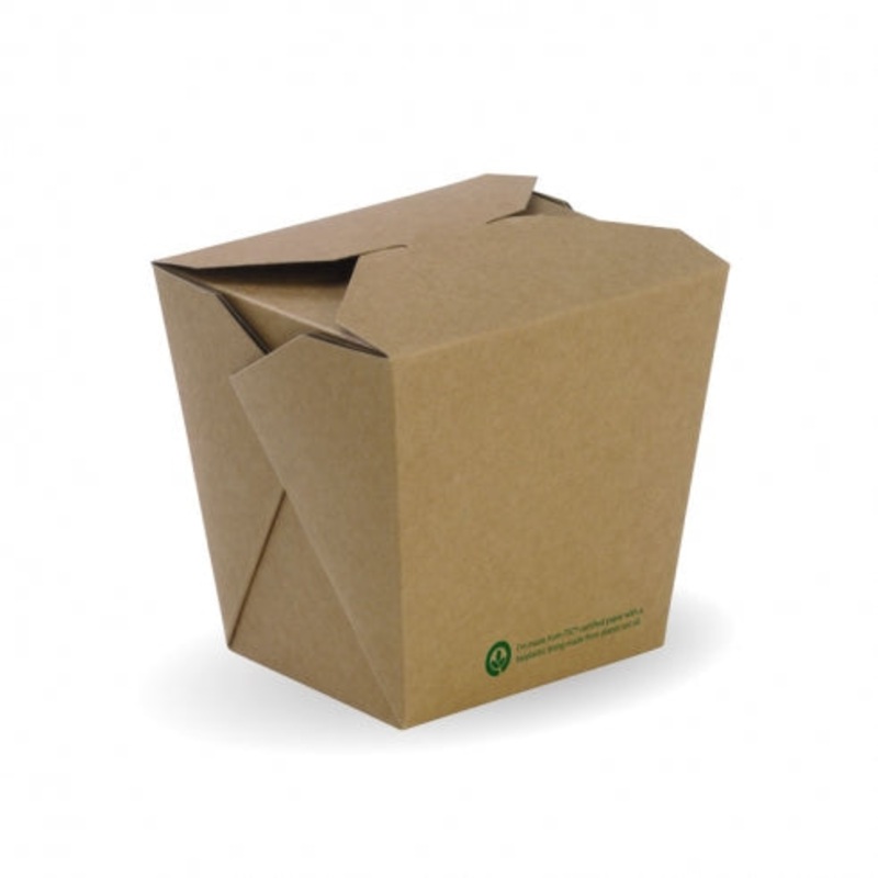 780ml (26oz) noodle box - FSC Mix - printed kraft-look - Carton of 500 units