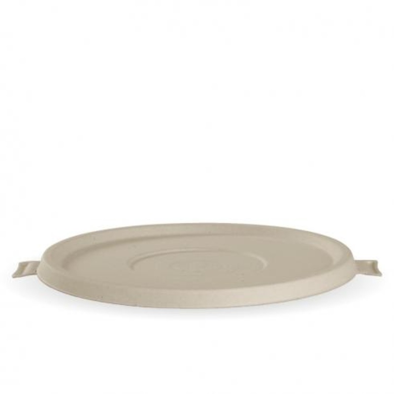 800-1,180ml Bowl Sugarcane lid - Natural - Carton of 400 units
