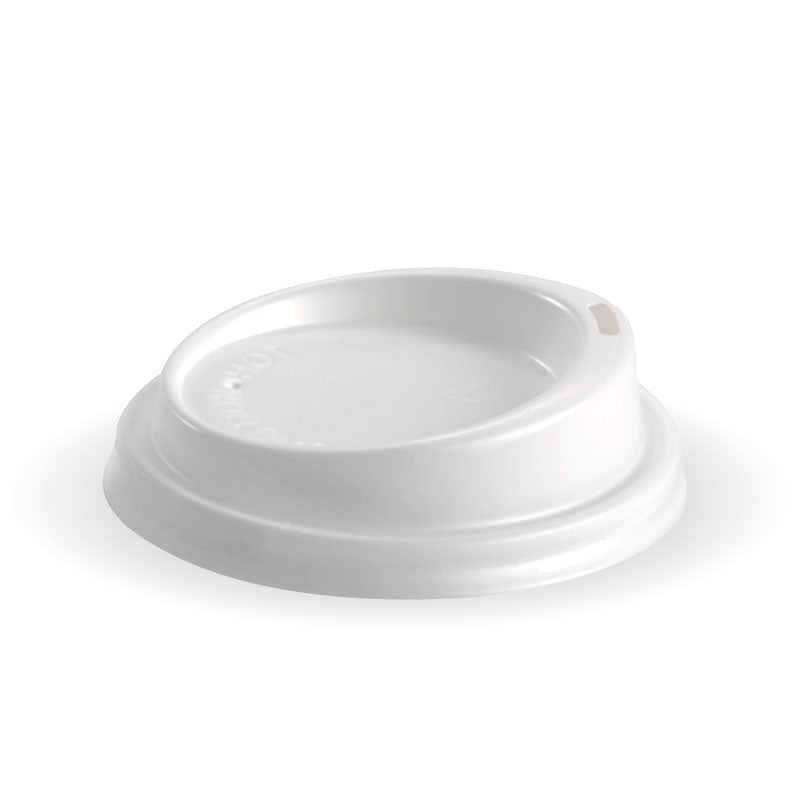 80mm PS small lid - fits all 80mm cups - white - Carton of 1000 units