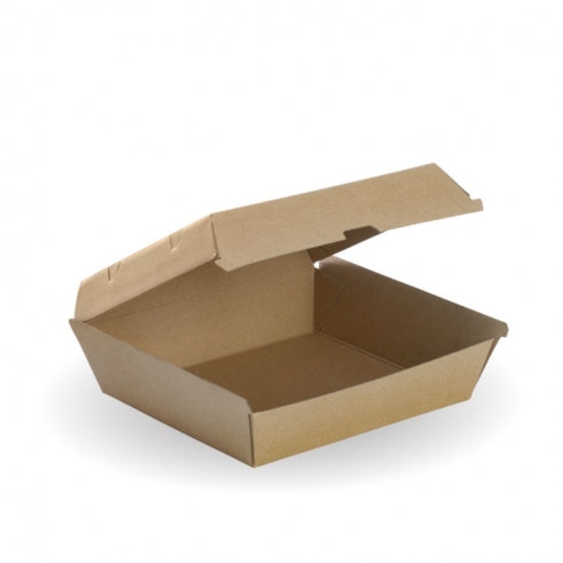 Dinner box - 178 x 160 x 70mm - FSC Mix - kraft - Carton of 150 units
