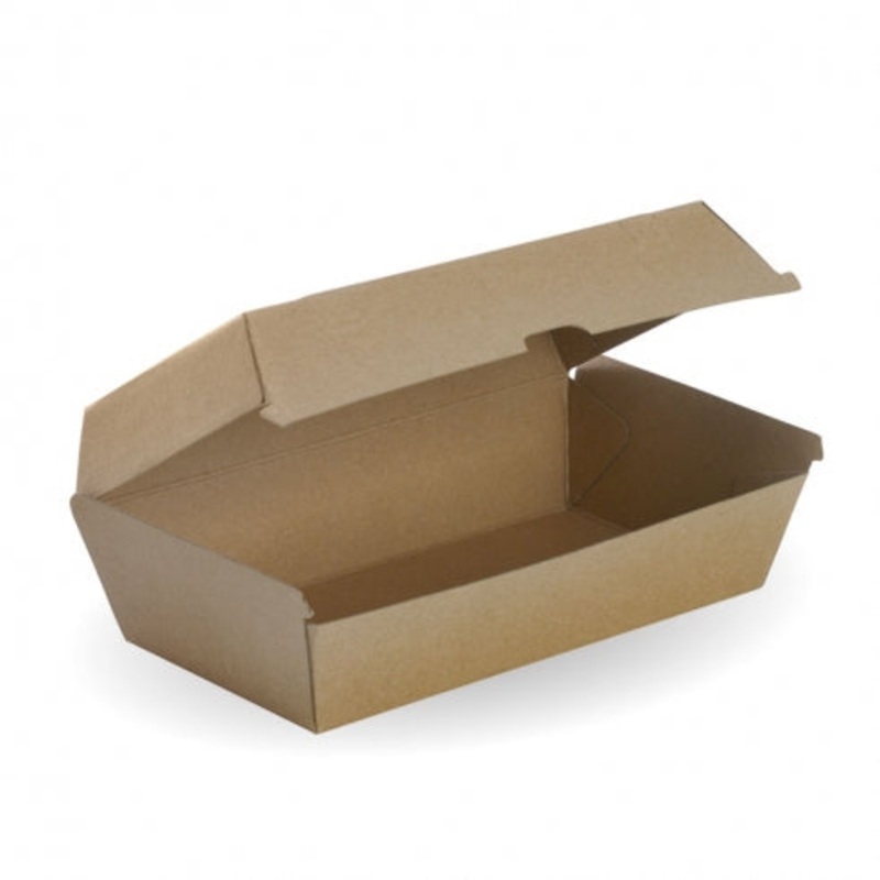 Large Snack BioBoard Box - FSC Recycled - 200 per Carton - kraft - Carton of 200 units