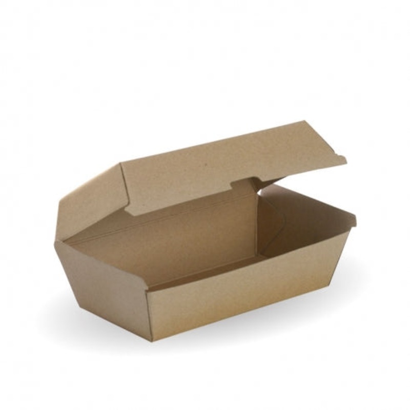 Regular snack box - 175 x 90 x 84mm - FSC Mix - kraft - Carton of 200 units